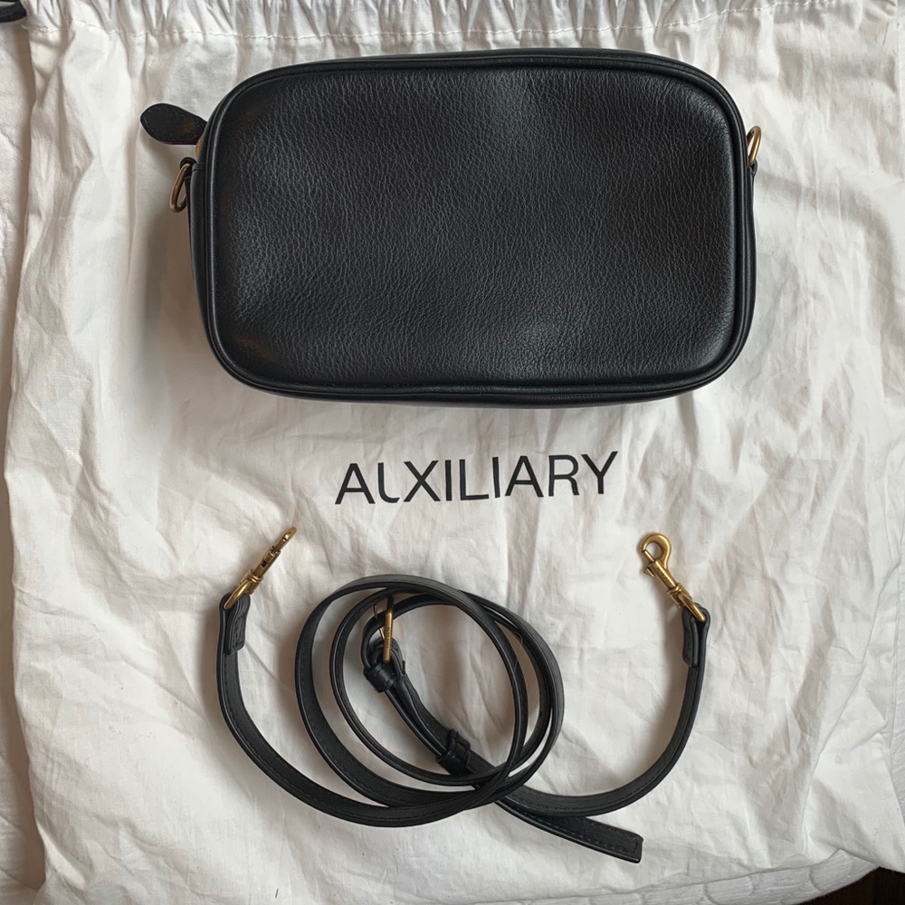 Aritzia Auxiliary Leather Camera Bag
